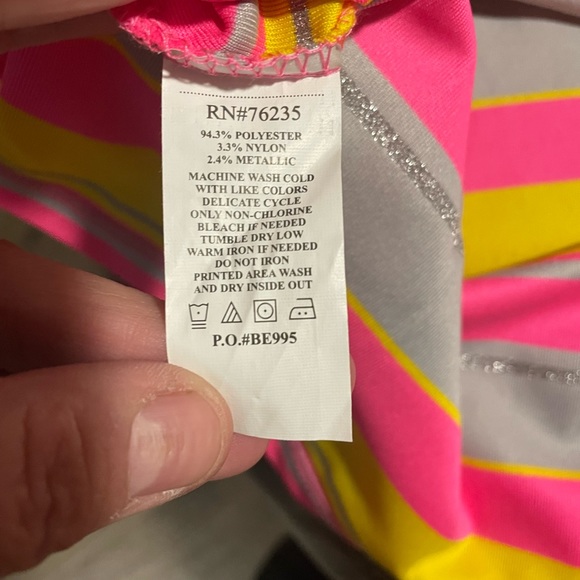 Golf America Sleeveless Half Zip Neon Top Lot, Women’s M - Picture 7 of 8